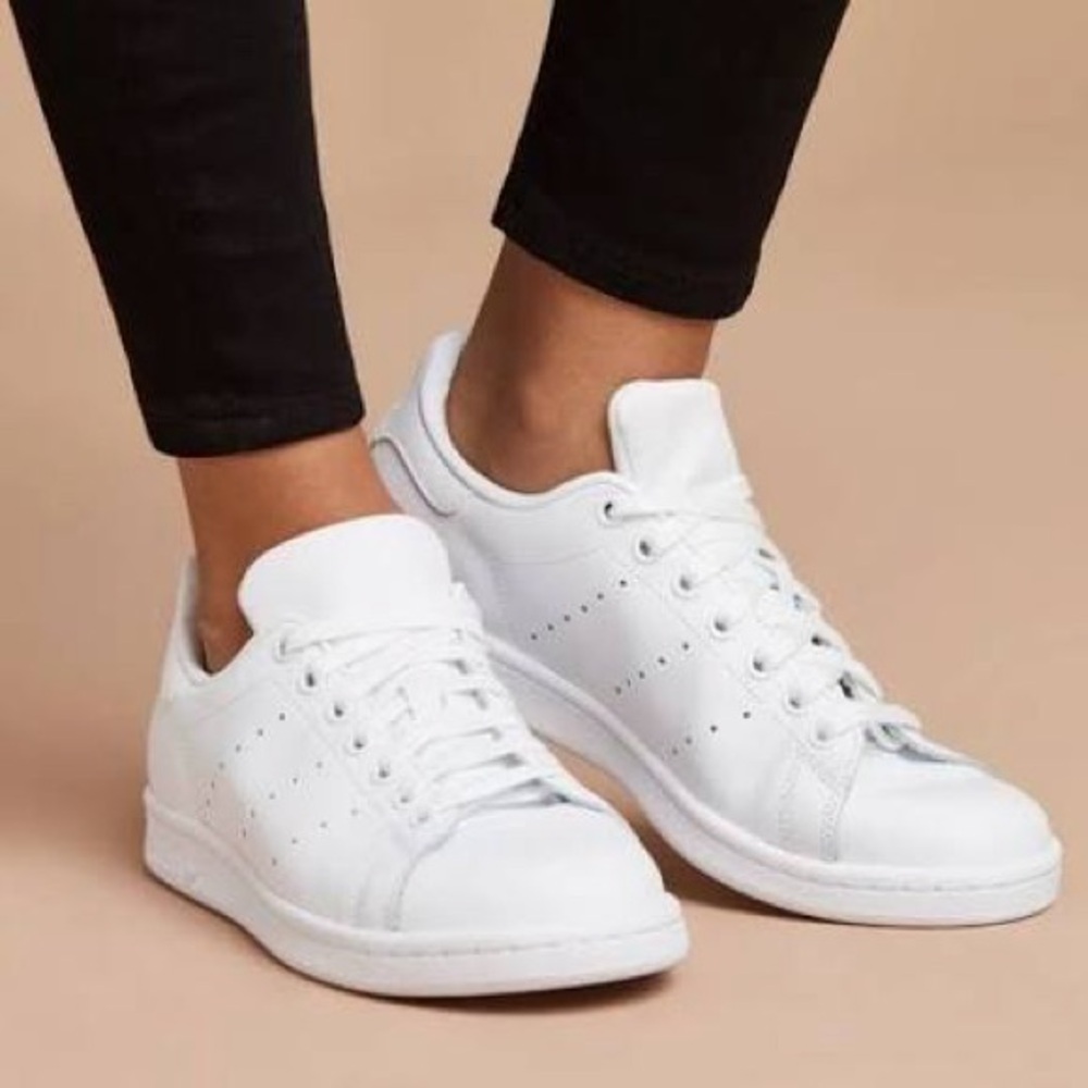 Adidas Stan Smith Women's All-White Sneakers